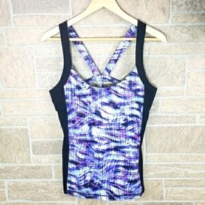 CYNTHIA ROWLEY Tankini Cross-Back Top Size M